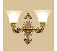 Wall Sconce Light, Farmhouse Chaner European Crystal LED Wall Lights Single Head Double Head Two Optional Art Roses Ingenuity Living Room TV Background Wall Lights Corridor Aisle Stair Lights Be