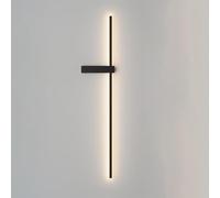 Wall Sconce Minimalistic Modern Aluminum Linear Lighting Fixture Indoor Integrated Led Metal Wall Lamp,Contemporary 3000K Wall Lights for Kitchen, Bedroom, Living Room, Hallway (Color : White-R/Kleft/