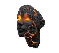 Wall Sconce, Shattered Soul Illusion Light, LED Sculpture Accent with Ambient Glow, Easy-to-Install Artistic Fixture, Ideal for Living Room, Bedroom, Dining Area, Lounge, Nursing Space, 18x14x25cm