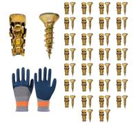 Wall Screws Door Hinge Repair Kit High Strength Fastener Set