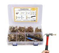 Wall Screws Drywall - 420 Piece aanchor Kit, Steel Fastener Set
