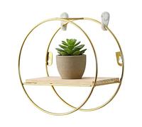 Wall Shelves - Storage Floating Shelves | Wall Mounted Shelvess | Round Shape Storage Organizer Bracket For Kitchen Workplace Dorm Nursery Garage Entryway Hallway | Decorative Solutions Walls