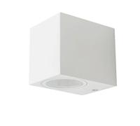 PORTALAMPADA DA PARETE 1 ATTACCO GU10 DOWN BIANCA QUADRATA VT-7651-LED7539 V-TAC