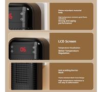 Wall Space Heater - Waterproof Heater 500W 17.5x10.5cm | Fast Heating for Shower, Bedroom, Office, Indoor/Outdoor Camping, Caravan, Patio, Car, Bathroom, Home, Compact