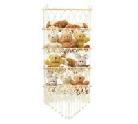 Wall Space Utilization: Door stuffed animal storage efficiently uses wall s