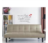 wall sticker frase Dona a chi ami ali per volare aforismi a0181