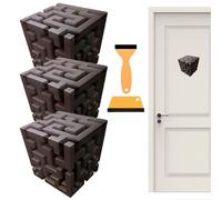 Wall Stickers - 3D Effect Waterproof Illusion Decals | Home Wall Art Easy Apply Visual Design for Living Room Office Gallery Bedroom Kitchen Bathroom Party Birthday