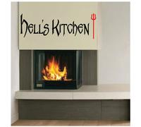 WALL STICKERS ADESIVI MURALI Cucina Infernale Hell's famiglia muro Kitchen frase