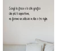 Wall Stickers Adesivi Murali Frasi Frase Personalizzata Adesivo Murale Frase