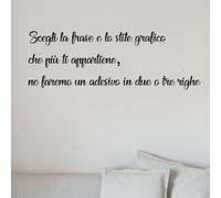Wall Stickers Adesivi Murali Frasi Frase Personalizzata Adesivo Murale Frase