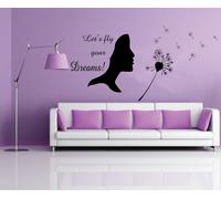 WALL STICKERS ADESIVI MURALI Let's fly your Dreams Lascia volare i tuoi sogni