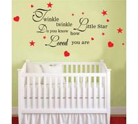 WALL STICKERS ADESIVI MURALI Ninna Nanna Bimbo Figlio cameretta bambini amore