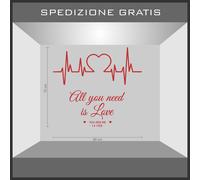 wall stickers adesivo san valentino vetrofania vetrofanie cuore amore love