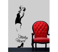 WALL STICKERS DESIGNS DESIGN ADESIVI MURALI MARILYN MONROE 2 Pin-up vintage