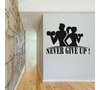 wall stickers frase adesiva fitness adesivi palestra decor vita dream body a0901