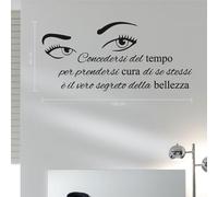 wall stickers frase concedersi del tempo per prendersi cura 120 x 60 a0639
