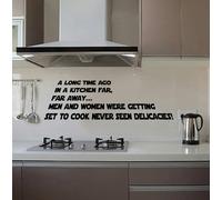 WALL STICKERS MURALI In una cucina lontana STAR WARS adesivo JEDI DARTH frase