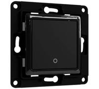 SHELLY WS1 B - Interruttore a parete Shelly, nero, a 1 vano