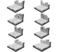 Wall Tile Compatible with Dwarven Forge Dungeon Systems - Ruined Gaming Terrain