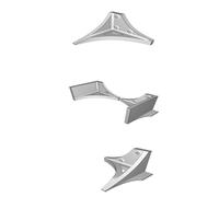 Wall-to-Wall Shelf Bracket Set Removable Support Mount System Decorative