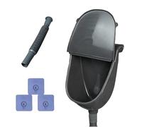 Wall Urinal - Bathroom Accessory with Lid for Men, Outdoor Standing Urinal for Home, RV, Dormitory, Garden | Portable Wall-Mounted Urination Closet with Lid, No Drilling, Includes Drain Hose