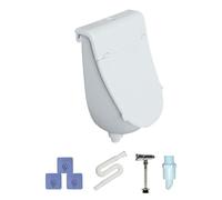 Wall Urinal, Outdoor Wall-Mounted Urine Diverter, Overflow Proof Urinal with Lid for Men Kids Outside Bathroom Camping Restroom Backyard RV And Others