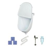 Wall Urinal, Outdoor Wall-Mounted Urine Diverter, Overflow Proof Urinal with Lid for Men Kids Outside Bathroom Camping Restroom Backyard RV And Others