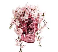 Wall Vase Space Saving - sturdy Gothic Translucent Pink Container, durable, elegant, Flower Holder Hallway, Porch Narrow Living Room Dining | Multipurpose Outdoor Indoor Utility lightweight