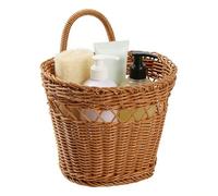 Wall - Vegetable Storage Box Holder, Artificial Wicker Fruit for Wall Hanging, Kitchen Pantry Organizer with Decorative Farmhouse Style, Storage for Laundry Nursery Office Sink We