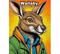 Wallaby Coloring Book for Kids: Fun & Easy Australian Animal Art!