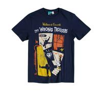 Wallace and GromitThe Wrong Trousers Maglietta Diamante Adulto Unisex (TT295)