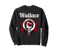 Wallace Clan - Stemma Scozzese con Nome Scozzese Felpa