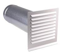 WALLAIR Bocca di scarico da parete risparmio energetico N37826 10 cm