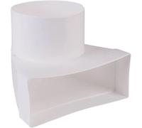 Wallair N15840 Sistema di ventilazione canale piatto 150 Deviazione