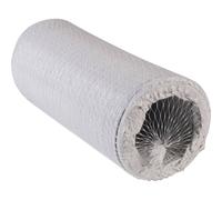 Wallair N52817 Tubo flessibile a spirale Plastica (Ø x L) 10.2 cm x 3 m Bianco