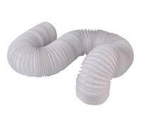 Wallair N52824 - Tubo flessibile in plastica (Ø x L), 10,2 cm x 6 m, colore: Bianco