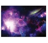 WallArena Carta Da Parati Fotografica Cosmo Stelle Galassia Bambini - Include Colla - Design Carta per Pareti Camera Ragazzo Ragazza Giovani Fotomurali In Tessuto Non Tessuto TNT (416x254 cm)