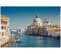 WallArena - Carta da parati fotografica in tessuto non tessuto, motivo Venezia, paesaggio, 150 x 105 cm, carta da parati fotografica, per soggiorno, camera da letto, carta da parati in tessuto non