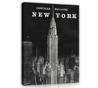 WallArena - Quadro su tela - New York - 40 x 60 cm - Quadro su tela - Quadro XXL grande da parete per soggiorno, camera da letto, soggiorno, stampa artistica moderna - Città