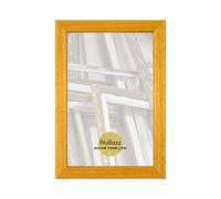 Wallazz Cornice Portafoto in Legno Pregiato - Made in Italy - Vetro Sintetico Infrangibile Crilex - Disponibile in Diverse Varianti - Design Italiano e Qualità Artigianale, 30x45cm Naturale
