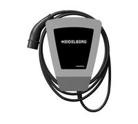 Wallbox Home Eco Europa Affidabile e robusto Wall Box da 11 kW (5 m) per il tuo veicolo elettrico o ibrido Black