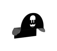Wallbox supporto murale in metallo per cavo HLD-B - nero