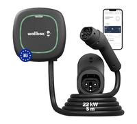 Wallbox Pulsar Max 22kW, Caricatore Auto Elettrica Cavo 5M, Ricarica EV