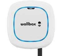 Wallbox Pulsar Max Caricatore per Veicoli Elettrici, Potenza di Carico Fino a 22 kW, Connettore Tipo 2, Cavo da 5 Metri, con Wi-Fi, Bluetooth, OCPP, Facile Installazione, Interno o Esterno, Bianco