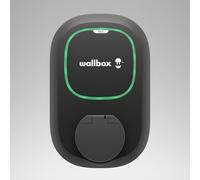 Wallbox Pulsar Max - Caricabatterie per Veicoli elettrici, 7,4 kW, Tipo 2, Wi-Fi, Bluetooth, OCPP, Protezione di Messa a Terra, Presa (con otturatore), Design Facile da installare, Compatibile con