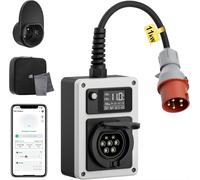 Wallbox Trifase 11Kw 16A Con App E Scheda RFID, Colonnina Ricarica Auto Elettric