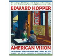Wallbuddy Edward Hopper Exhibition Poster Edward Hopper Art Gallery Print (41.9cm x 59.4cm (A2))