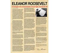 Wallbuddy Eleanor Roosevelt Speech on the Declaration of Human Rights 1948 (46cm x 61cm, Parchment)