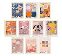 Wallbuddy Hilma Af Klint Abstract Art - 12 Arte murale estetica e stampe d'arte famose/Vintage Wall Prints, Famous Art Room Aesthetic, Decorazione murale geometrica per la casa (30X40CM)