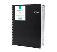 WallDeca Agenda Settimanale 2026, Planner 2026 e Agenda Docente, Diario Scuola Superiori e Weekly Planner, elegante Agenda 26 con vista mensile e pagine per note (20 x 15 cm, Tedesco)